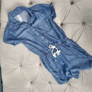 Denim Romper